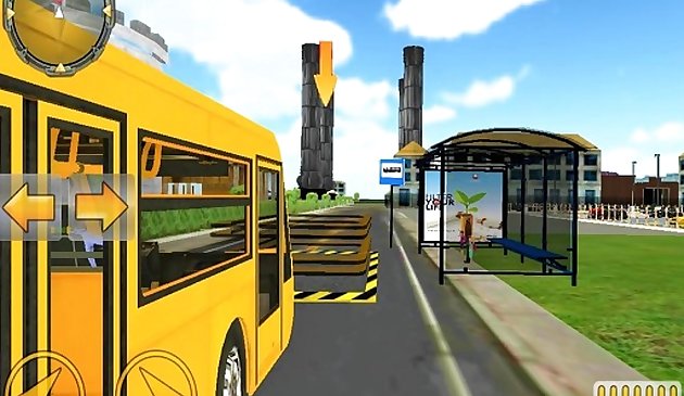 Simulateur de conduite d’autobus scolaire 2019