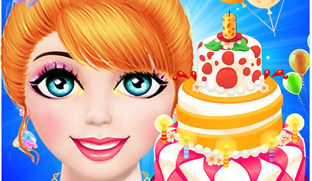 かわいい女の子の誕生日のお祝いパーティー:女の子のゲーム
