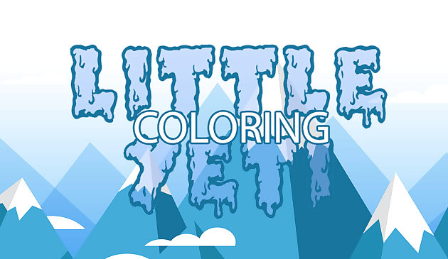 Petit Yéti coloriant