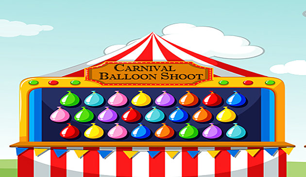 Tir de ballons de carnaval