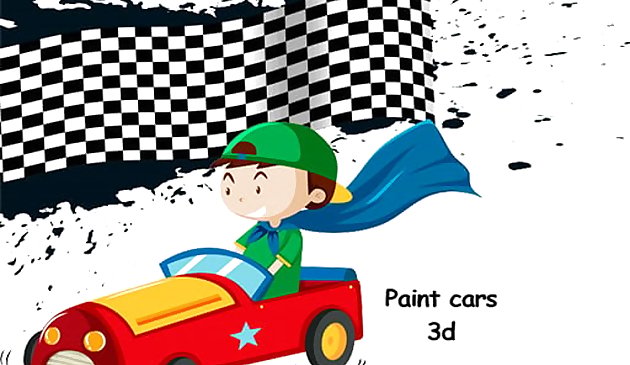 Cars 3D Color by Number