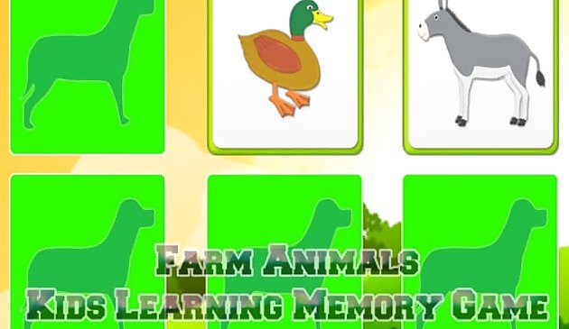 농장 동물을 배우는 아이들