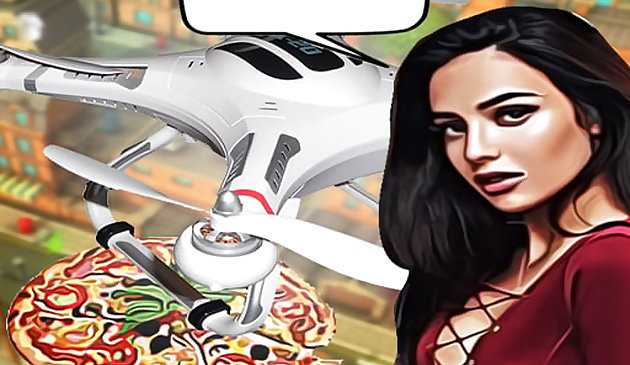 Pizza-Drohnen-Lieferung