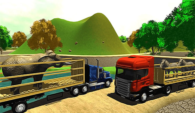 Симулятор перевозки грузовиков для животных по бездорожью 2020