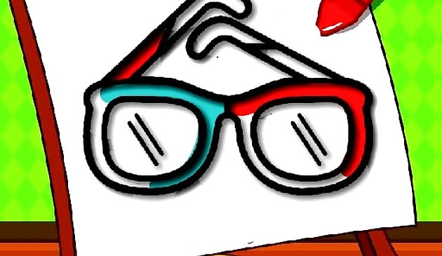 Легкие детские очки-раскраски