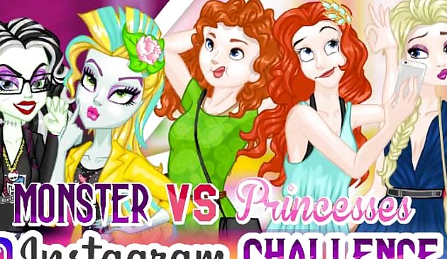 Monster vs. Prinzessin Instagram-Herausforderung