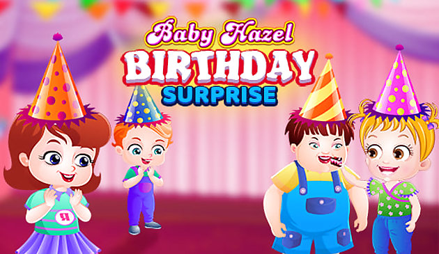 Baby Hazel Geburtstagsüberraschung