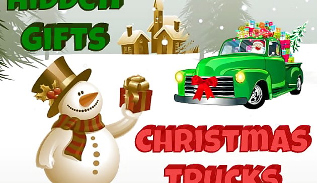 Рождественские грузовики Скрытые подарки