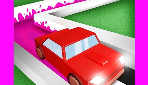 자동차 운전 페인트 3D