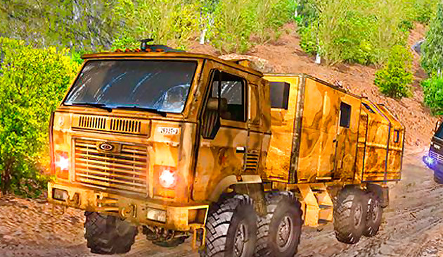 Camion de boue Hors route russe