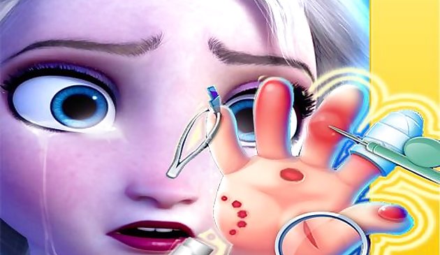 Elsa Hand Doctor - Lustige Spiele für Mädchen online