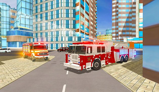 Simulador de conducción de rescate de camiones de Fire City