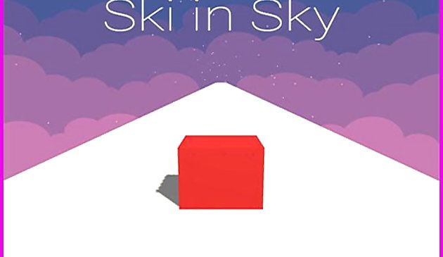 Катание на лыжах в небе