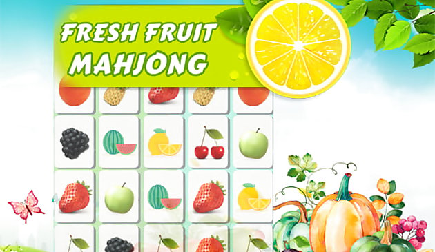 Conexión Mahjong de fruta fresca