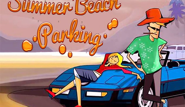 Parking de plage d’été