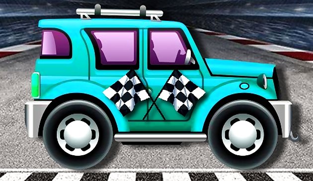 Course de voitures jouets