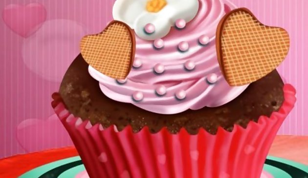 Erstes Date Liebes-Cupcake