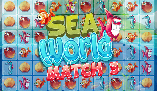 Sea World 3-Gewinnt-Spiel