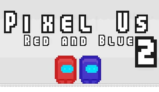 Pixel Us Rot und Blau 2