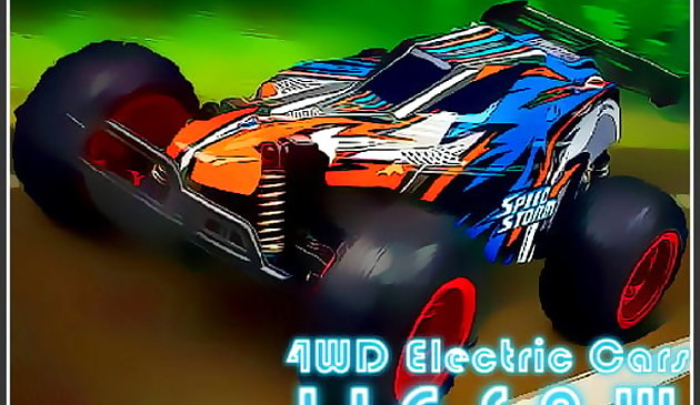 4WD電気自動車ジグソーパズル