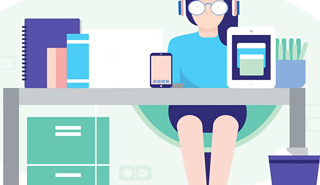 Acogedora diferencia de oficina