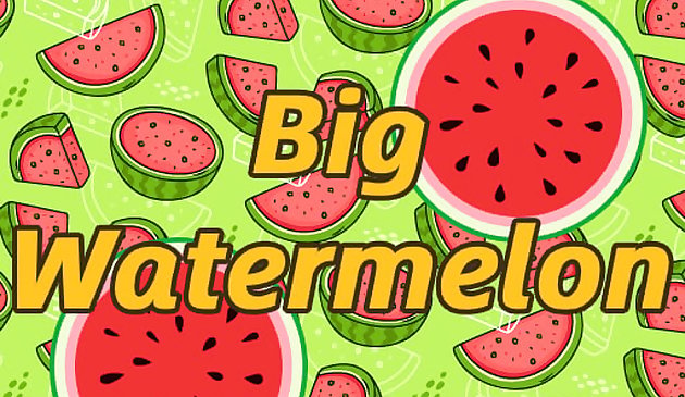 Große Wassermelone