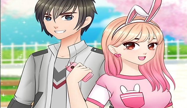 Anime High School Paar - Erstes Date Verjüngungskur
