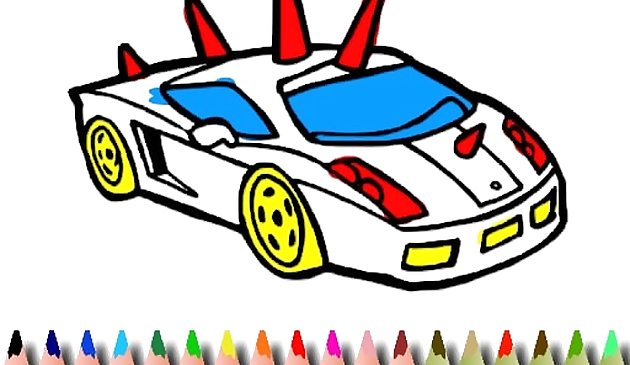 Раскраска BTS GTA Cars
