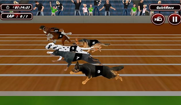 Real Dog Racing Simulator Juego 2020