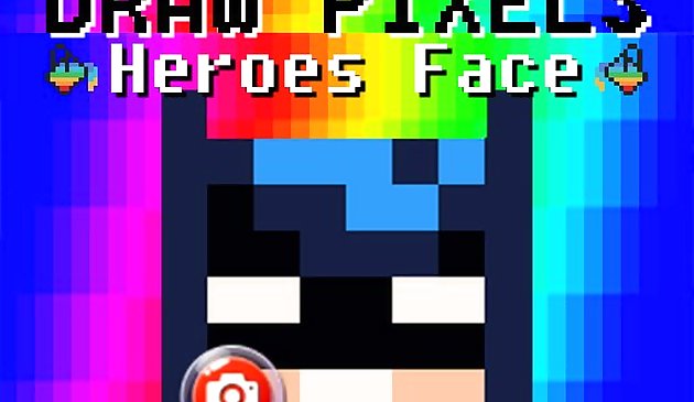 Нарисовать пиксели лица героев