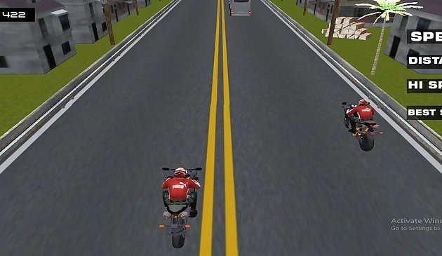 Jeu de course de moto Highway Rider