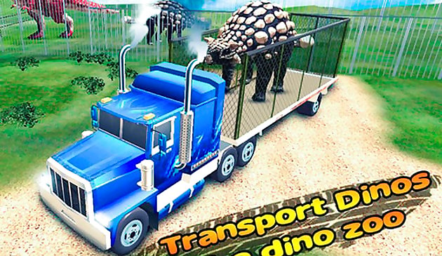 Транспортировка динозавров в зоопарк динозавров