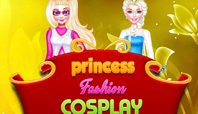 Prinzessinnen-Mode-Cosplay