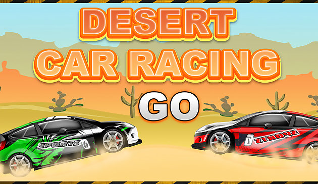 Autorennen in der Wüste