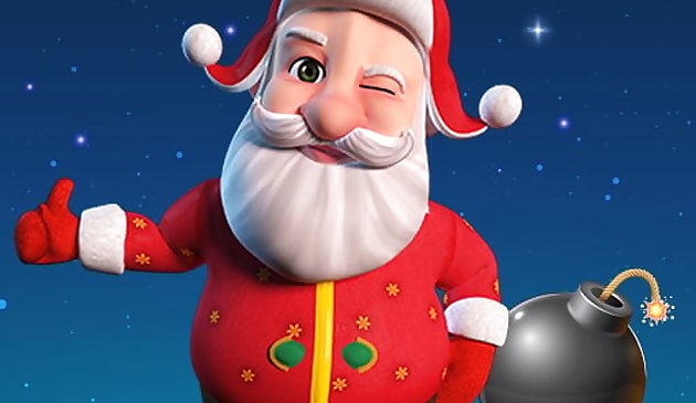 Weihnachtsmann-Bomber 3D