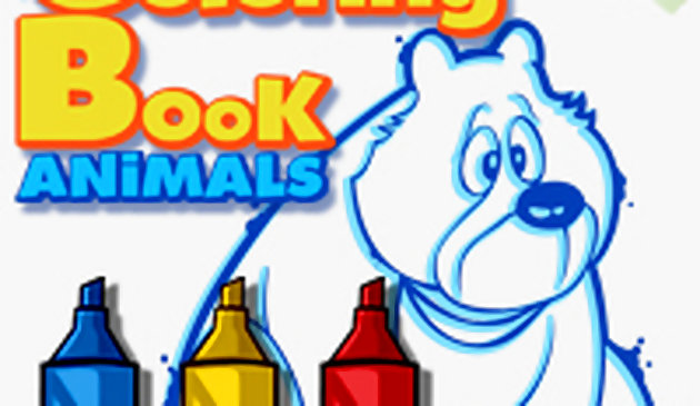 Книжки-раскраски: Животные