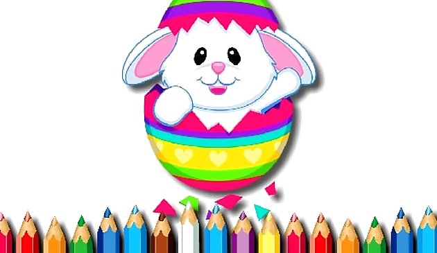 Livre de coloriage amusant de Pâques