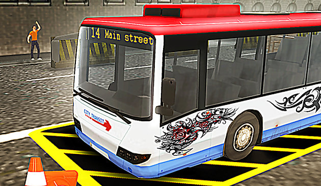 라스베가스 시티 고속도로 버스 주차 시뮬레이터