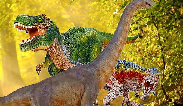 Пазл «Мир динозавров»