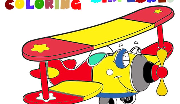 색칠하기 책 - 비행기 V 2.0