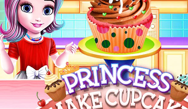 Prinzessin macht Cup-Kuchen