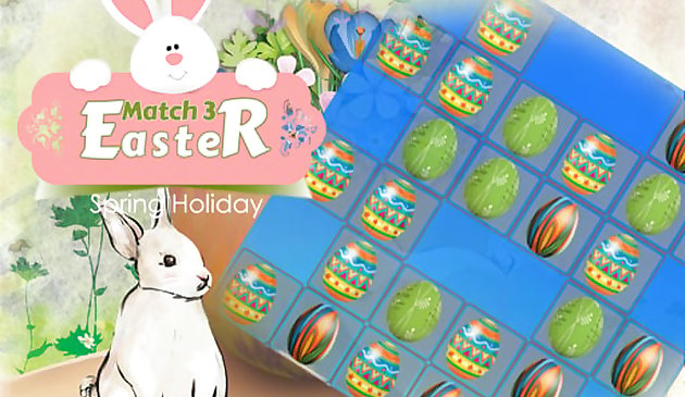 Easter Eggs 3-Gewinnt-Spiel Deluxe