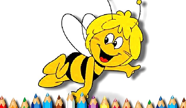 Libro para colorear de abejas BTS
