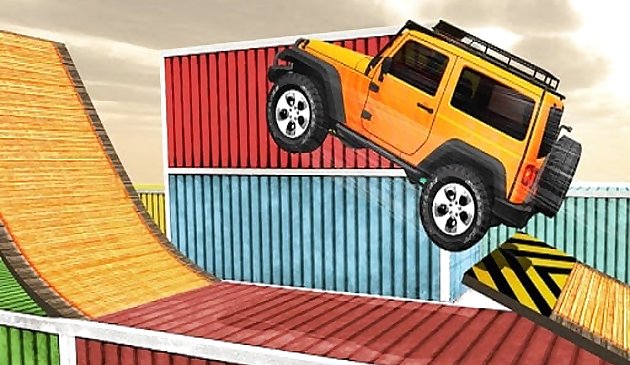 Impossible Tracks Jeep Stunt Driving Game