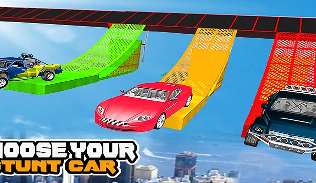 Mega Car Ramp Impossible Stunt-Spiel