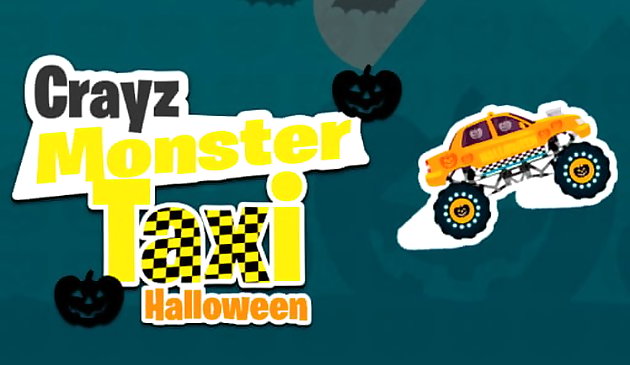 Verrücktes Monster Taxi Halloween