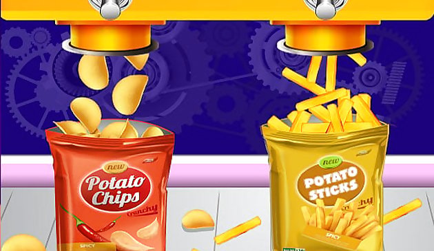 Potato Chips Factory Games para niños