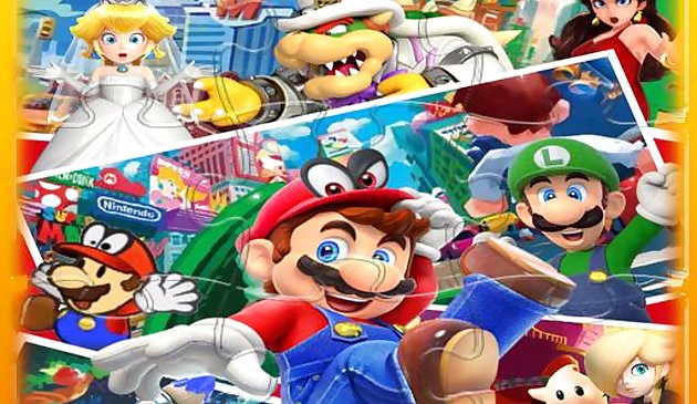 Super Mario Jigsaw puzzle collection