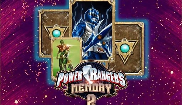 Power Rangers Kartenspiel - Gehirn-Memory-Spiel