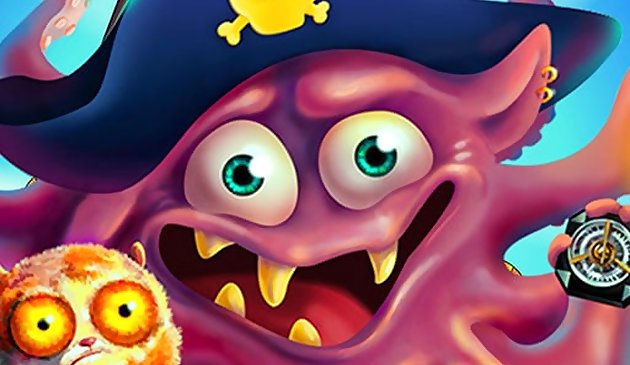 Pirate Octopus Memory Treasures Juego de memoria